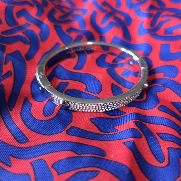 Jewelry - Michael Kors Silver Bracelet with Crystal Accents